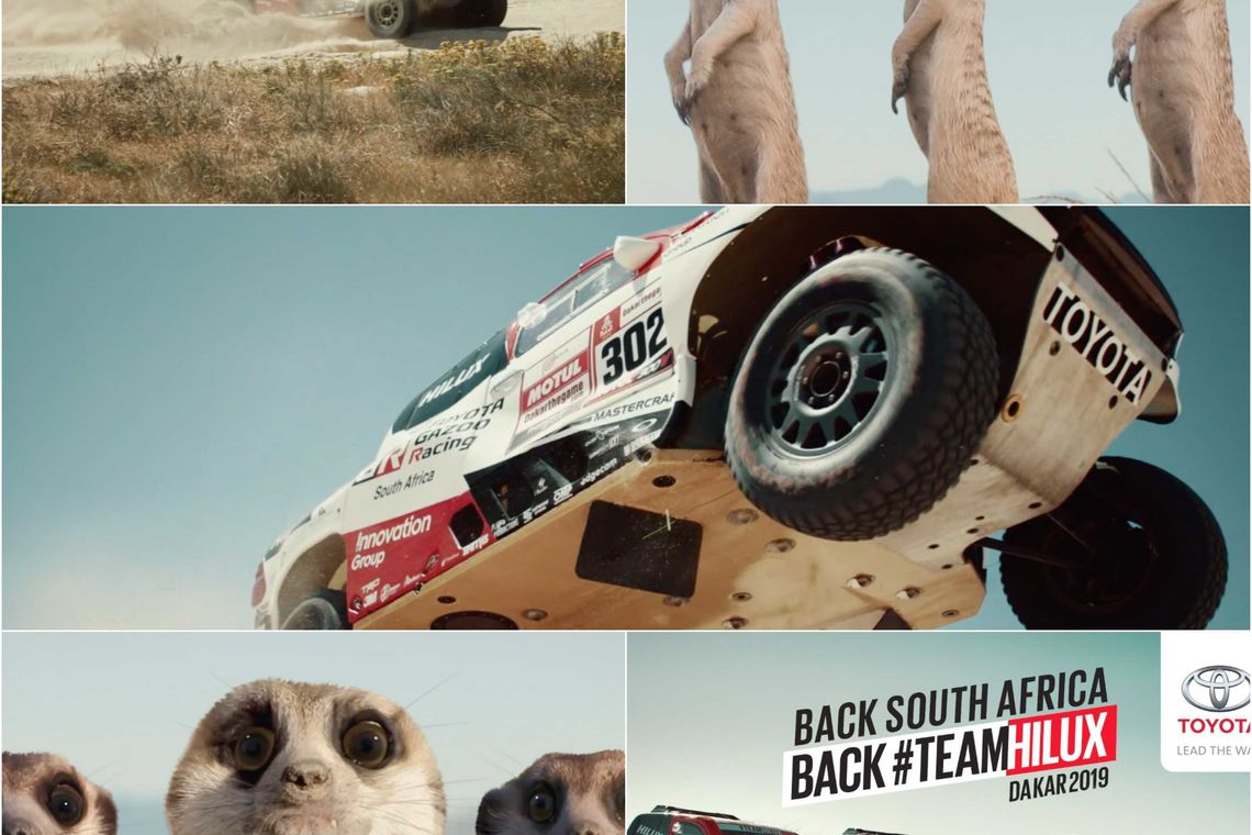 Toyota Hilux builds on success of last year’s Dakar campaign with cheeky new ad